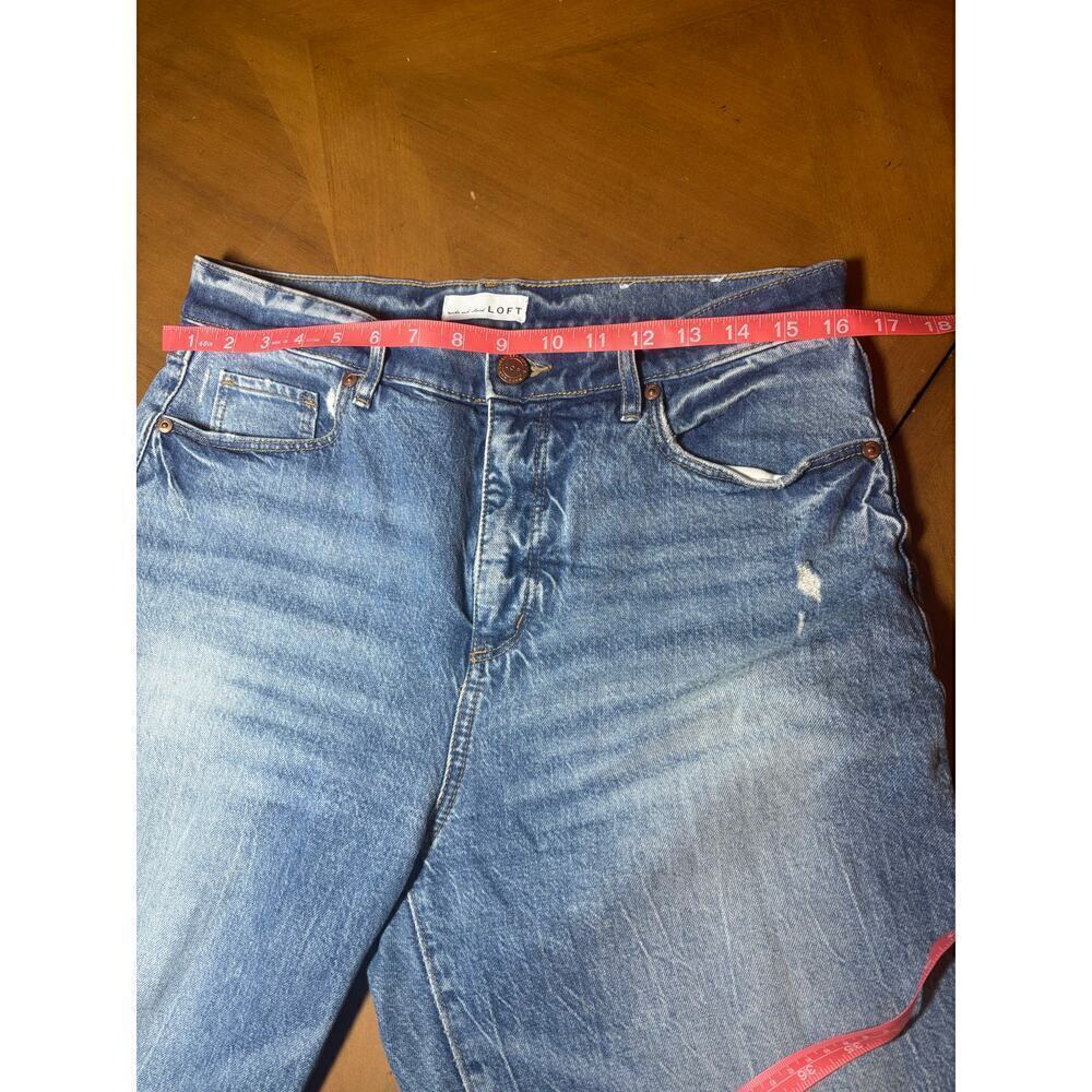 Loft jeans high waisted straight crop size 29 in excellent condition - Picture 9 of 13